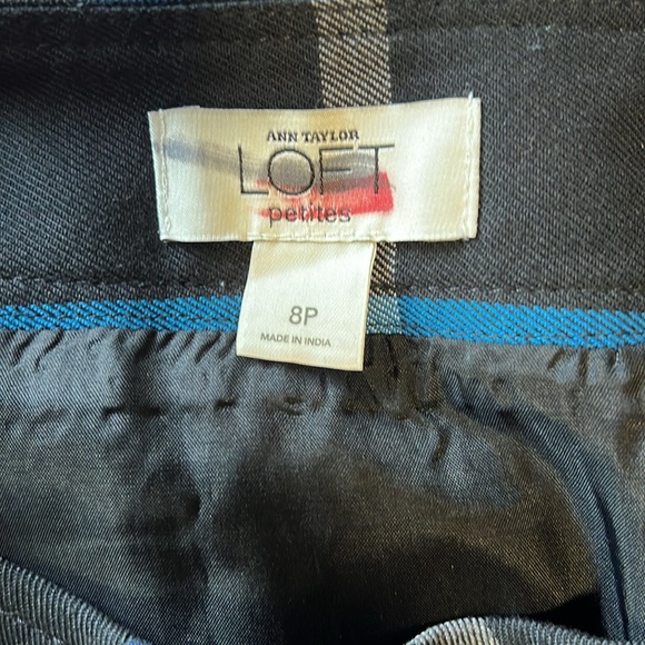 LOFT Womens Polyester Rayon Slightly A-Line Skirt Pleat Size 8P - Picture 5 of 5